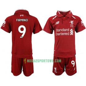 Koszulka Liverpool FIRMINO 9 Dziecięcy Domowe Stroje Piłkarskie 2018/19 Krótki Rękaw